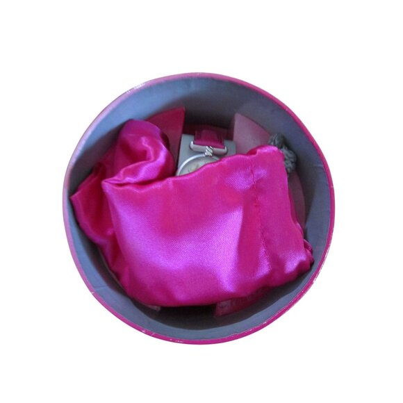 Vintage Barbie Starlight Waltz Watch Pink Leather Strap Box By Relic 1995 Works - Picture 13 of 16